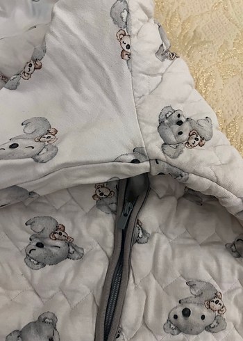 Kidzee Gri Desenli Çocuk Uyku Tulumu - Görsel 4