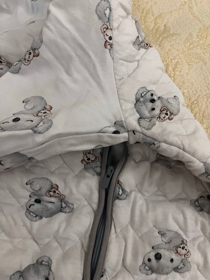 Kidzee Gri Desenli Çocuk Uyku Tulumu - Görsel 4