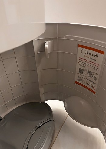 Korbell Ayak Pedallı Bebek Bezi Çöp Kutusu - Görsel 8