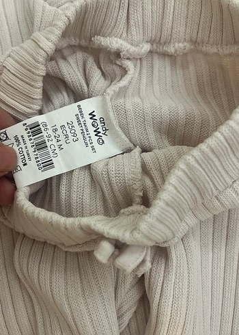 Kız Çocuk Bej Fitilli Balıkçı Yaka Kazak - Görsel 3