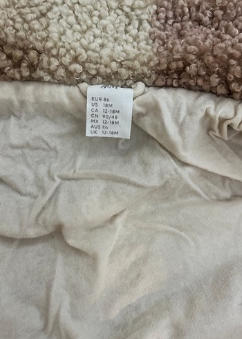 Kahverengi Peluş Bohem Kız Çocuk Ceketi - Görsel 3