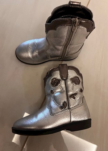 Zara Kız Çocuk Deri Tokalı Kovboy Botu - Görsel 2