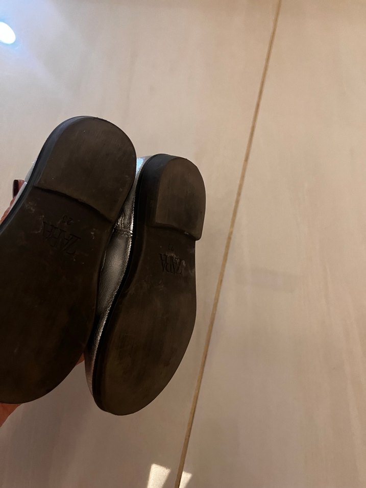 Zara Kız Çocuk Deri Tokalı Kovboy Botu - Görsel 3