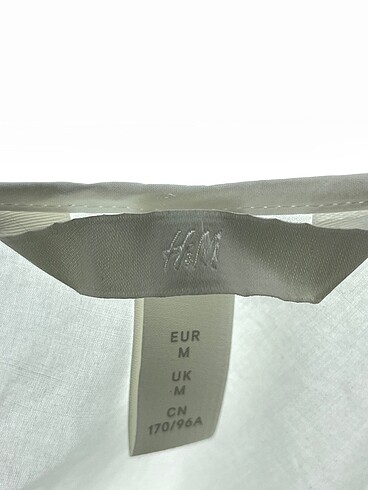 m Beden beyaz Renk H&M Bluz %70 İndirimli.