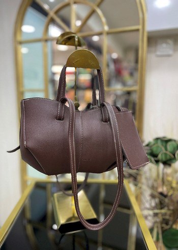 Siyah Deri Kadın Çanta - Görsel 5