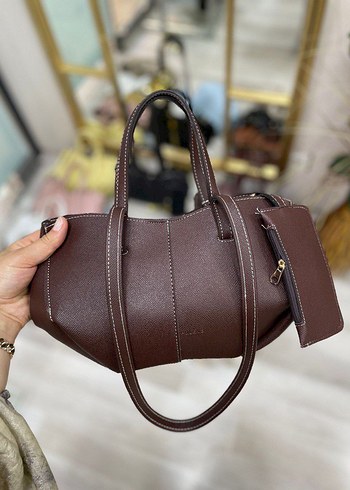 Siyah Deri Kadın Çanta - Görsel 6