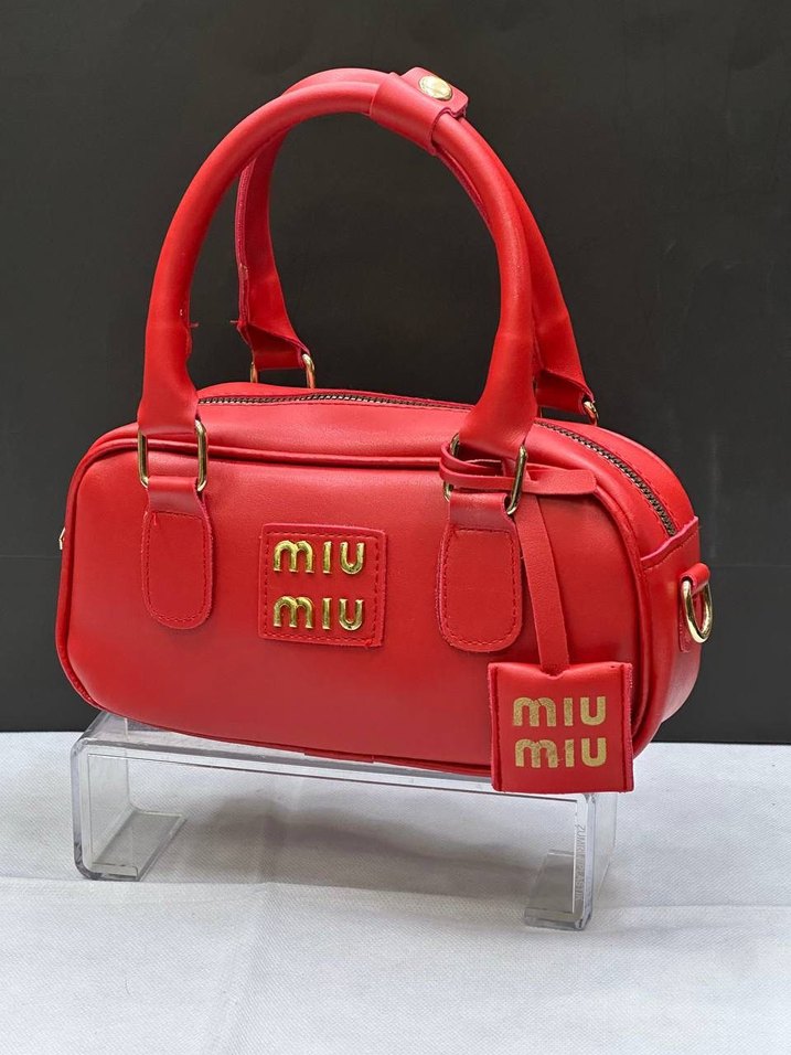 Miu Miu Beyaz Deri Kadın Çanta - Görsel 5