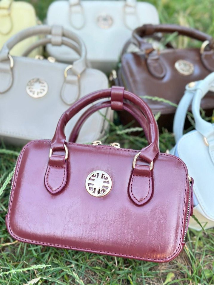 Kahverengi Deri Kadın El Çantası - Görsel 2