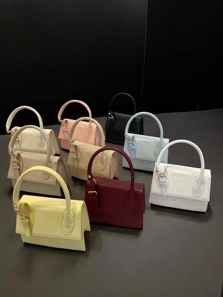 Sarı Deri Kadın Askılı Çanta - Görsel 3