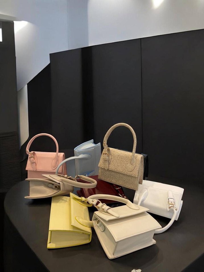 Sarı Deri Kadın Askılı Çanta - Görsel 4