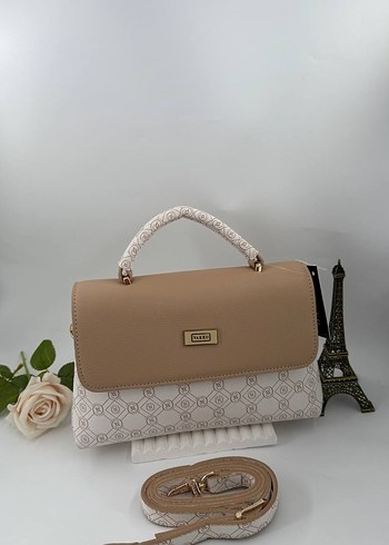 Beyaz Deri Kadın Çanta Vakko - Görsel 5