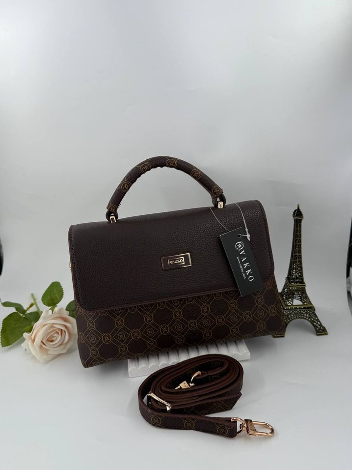 Beyaz Deri Kadın Çanta Vakko - Görsel 4