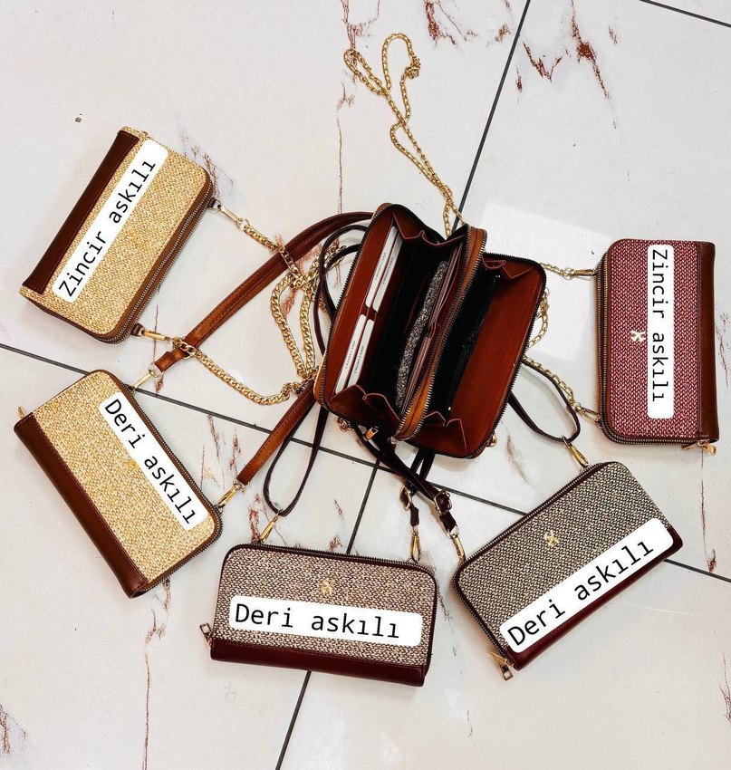 Diger Bordo Yılan Desenli Kadın Portföy Cüzdan - Görsel 5