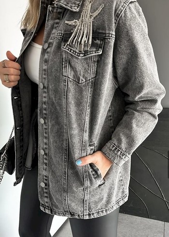 Beymen Taş Detaylı Kot Ceket - Görsel 2