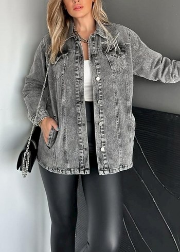 Beymen Taş Detaylı Kot Ceket - Görsel 5