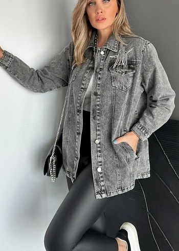 Beymen Taş Detaylı Kot Ceket - Görsel 3