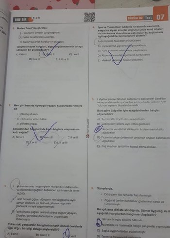 3D TYT Tarih Soru Bankası