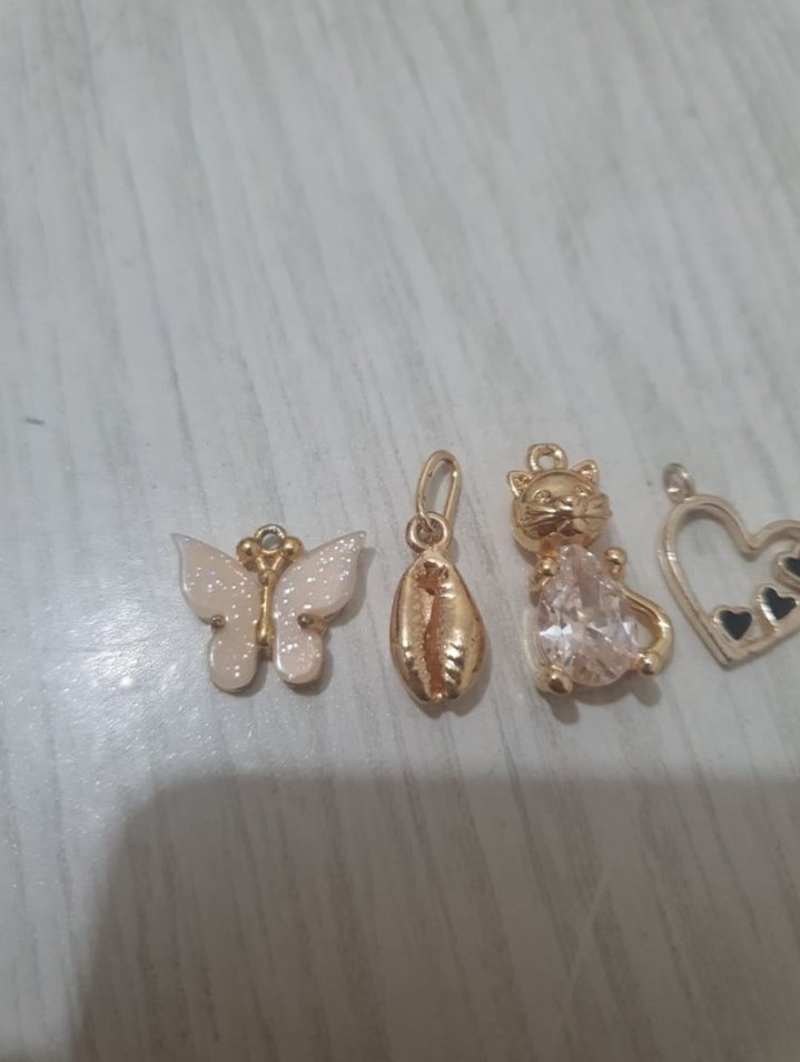 5'li Gold Kolye Ucu - Görsel 2