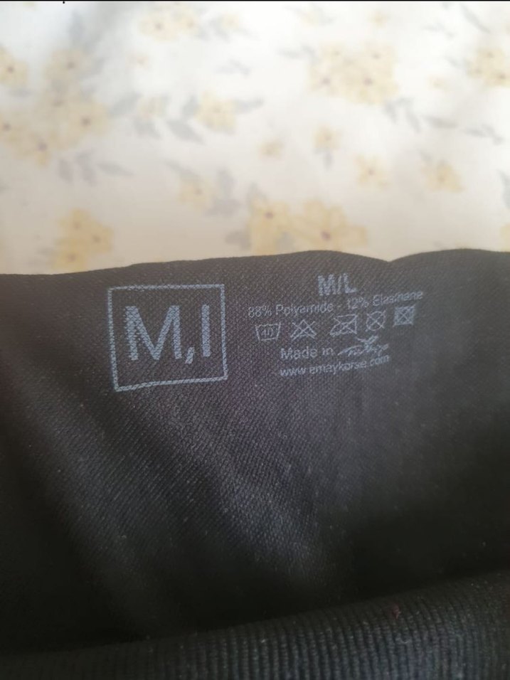 Siyah Korse Tayt Emay Marka - Görsel 3