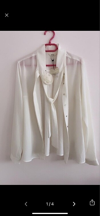 40 Beden beyaz Renk Koton beyaz gömlek