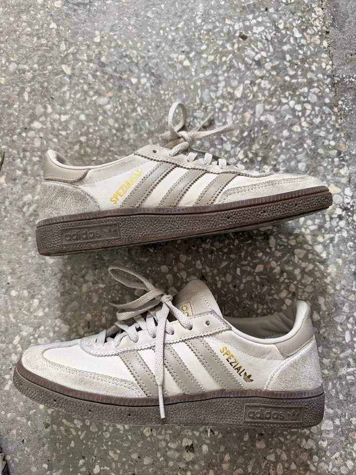 Adidas Bej Süet Spezial Kadın Spor Ayakkabı - Görsel 3