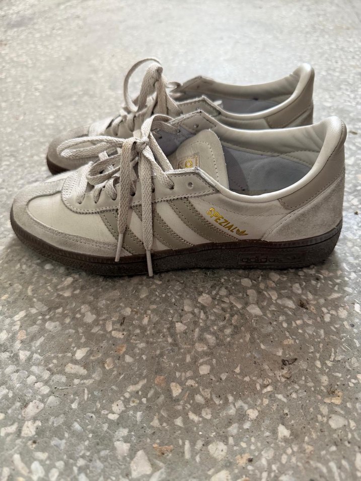 Adidas Bej Süet Spezial Kadın Spor Ayakkabı - Görsel 4