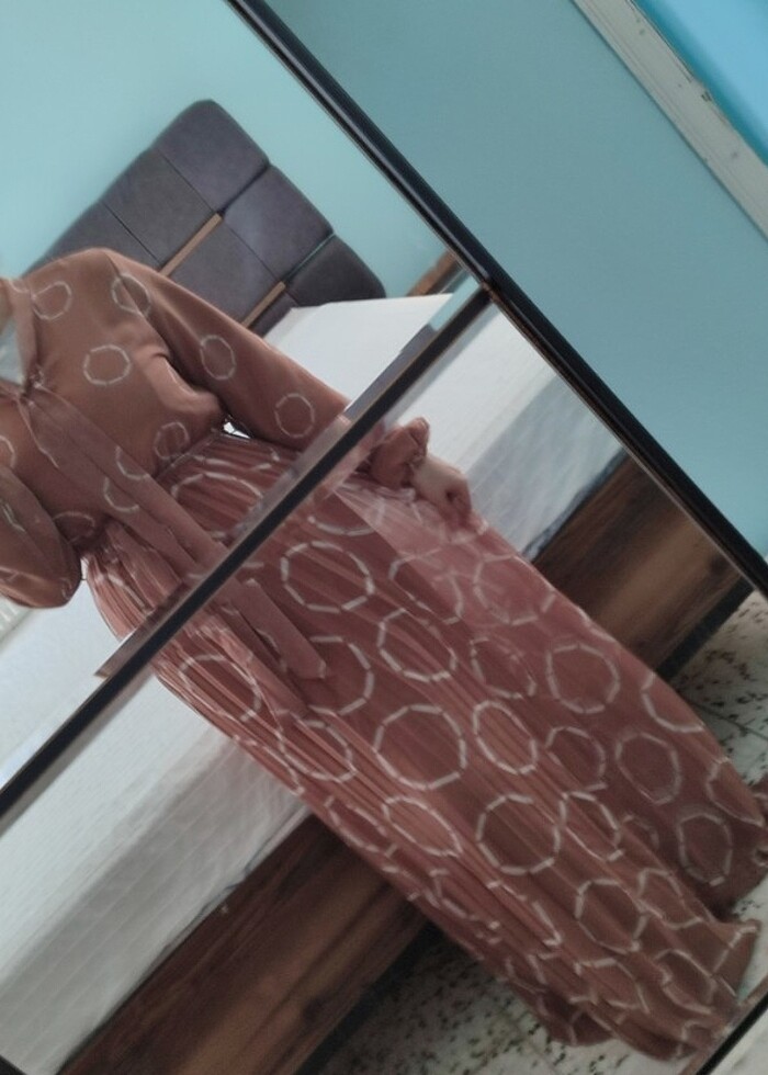 Kadın tesettür elbise   - Görsel 3