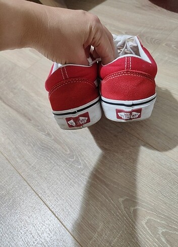 36 Beden Kırmızı Vans Ayakkabı