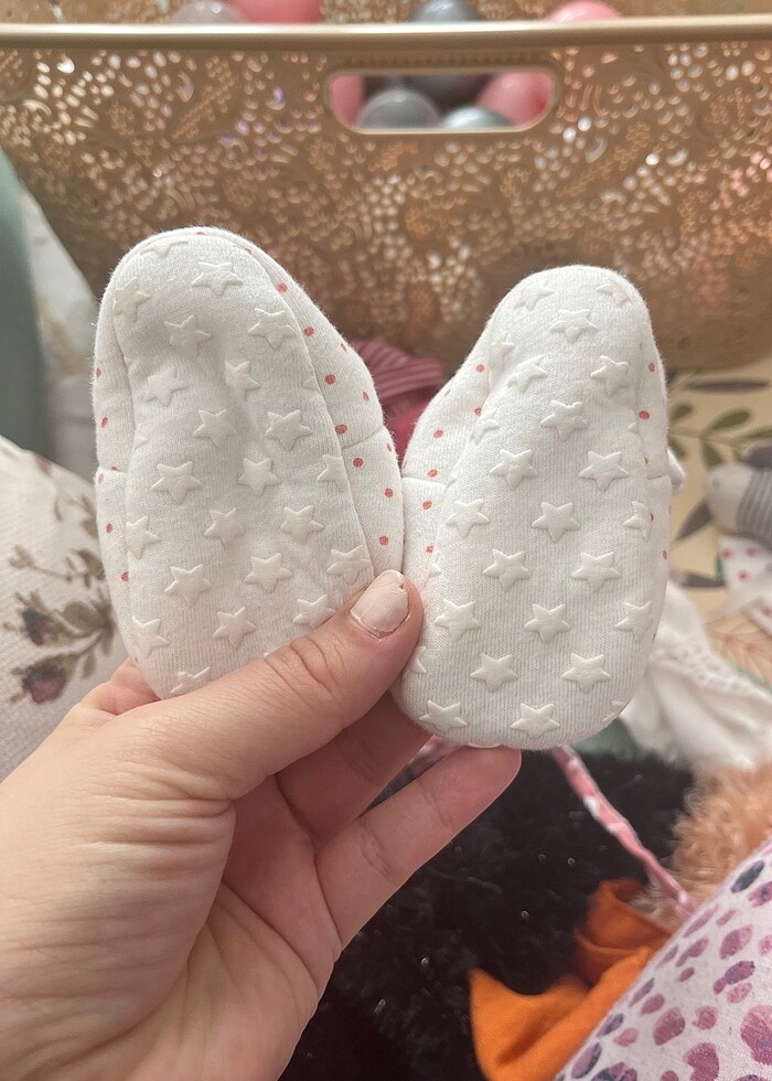 Next baby 6-12 ay bebek panduf 17-18 numara - Görsel 3