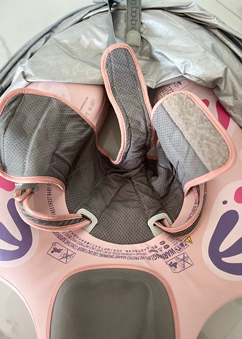 Mambobaby Bebek UV Korumalı Emniyet Kilitli Yüzme Simidi - Görsel 5