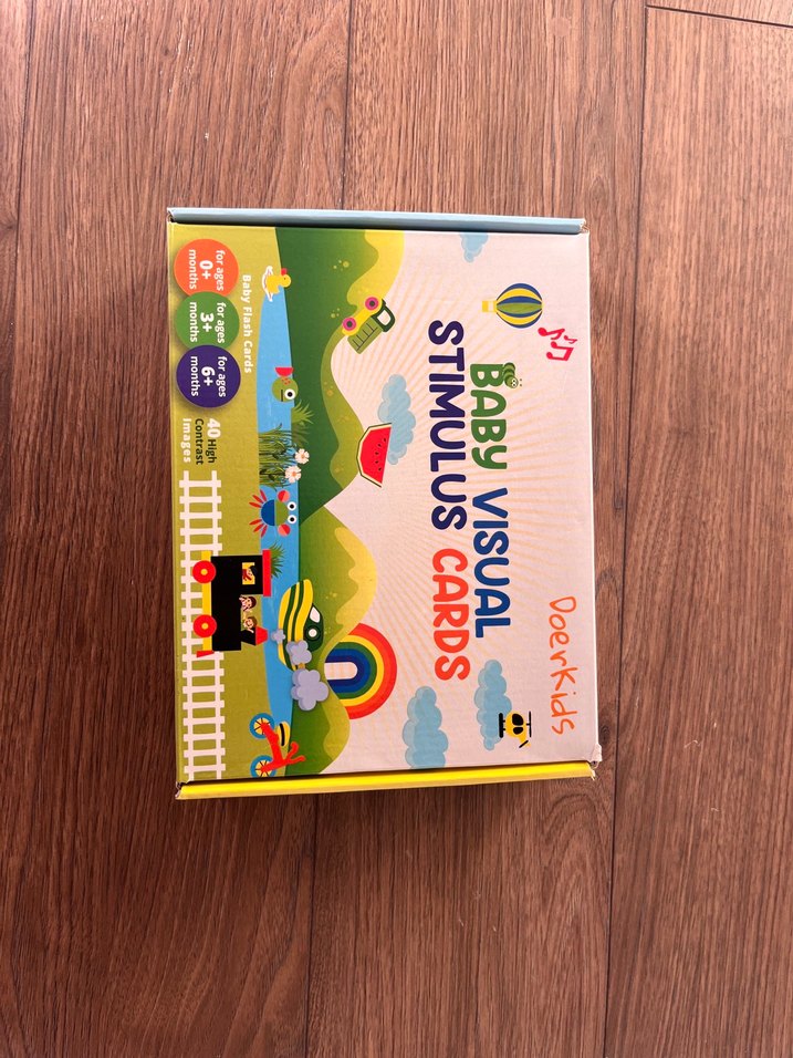 Doerkids Çok Renkli Bebek Görsel Uyarıcı Kartlar - Görsel 4