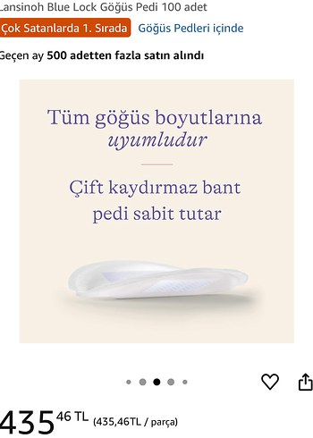 Lansinoh Blue Lock Göğüs Pedi 100'lü - Görsel 5