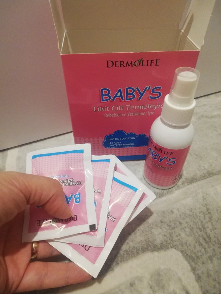 bébédor Beyaz Göğüs Pedi 40'lı ve cilt temizleyici - Görsel 2