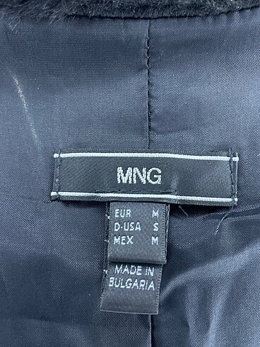 m Beden siyah Renk Mango Sahte Kürk %70 İndirimli.
