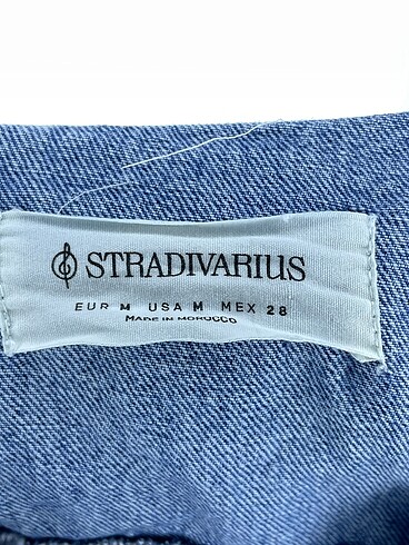 m Beden mavi Renk Stradivarius Kot Ceket %70 İndirimli.