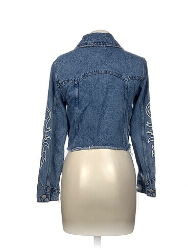 m Beden Stradivarius Kot Ceket %70 İndirimli.