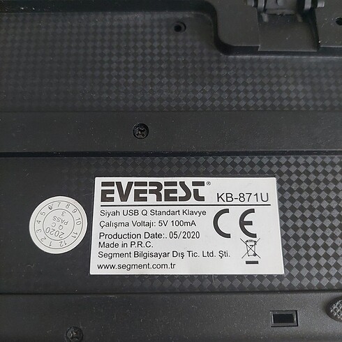  Beden klavye everest KB-871U Q KLAVYE 