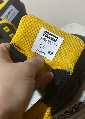 Sarı Siyah Erkek  Outdoor Spor Botu sıfırdan farksız bir kere - Görsel 7