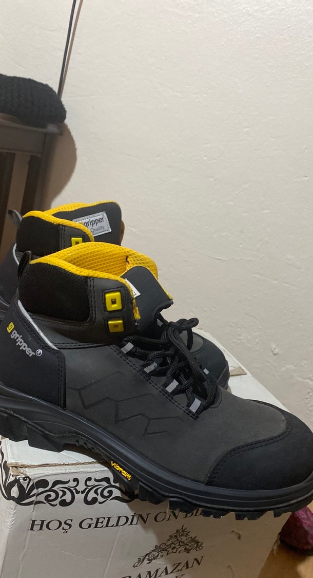 Sarı Siyah Erkek  Outdoor Spor Botu sıfırdan farksız bir kere - Görsel 2