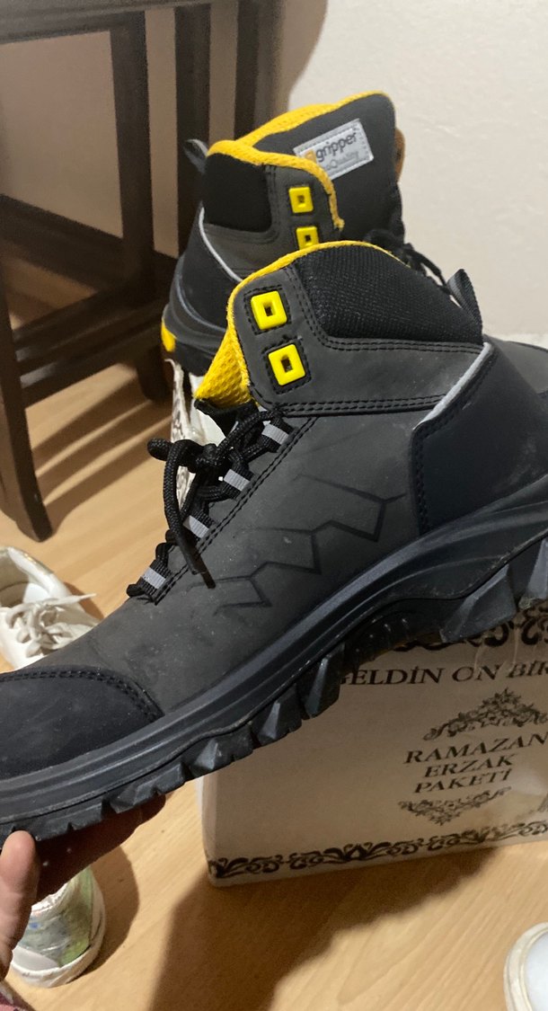 Sarı Siyah Erkek  Outdoor Spor Botu sıfırdan farksız bir kere - Görsel 4