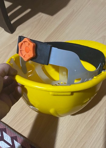 Sarı Plastik baret Kaskı ile  iş gözlüğü - Görsel 5