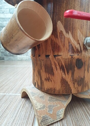 Beden El Yapımı Bambu Sebil ve Kupa Takımı