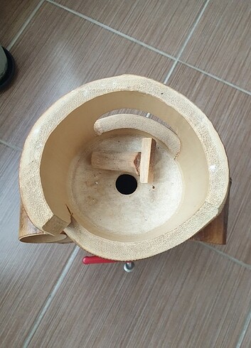 Beden camel Renk El Yapımı Bambu Sebil ve Kupa Takımı