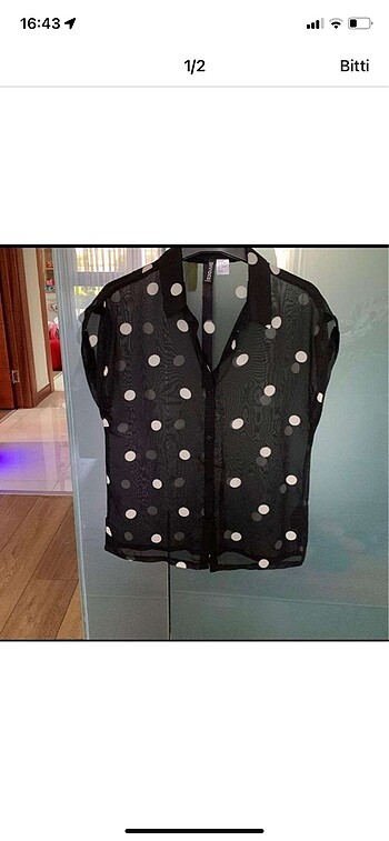 H & M Puantiyeli Gömlek