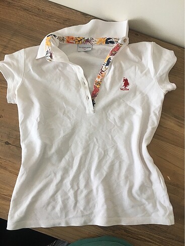 xs Beden beyaz Renk U.S polo tshirt