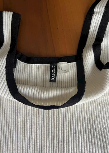 Siyah-Beyaz Fitilli Atlet - Görsel 2