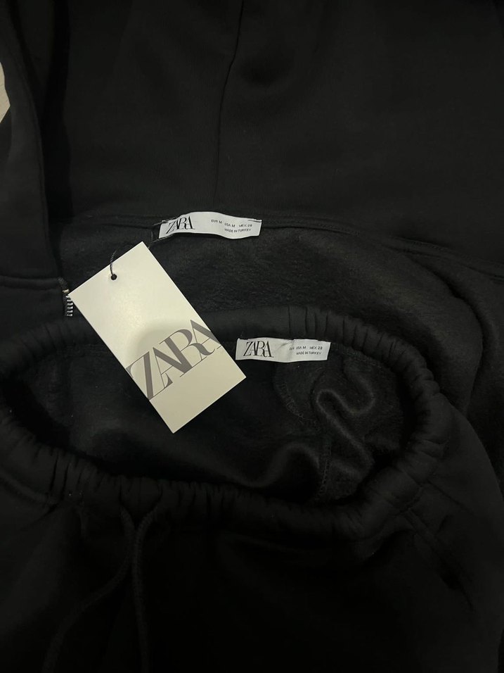 Siyah Kadın Rahat Kesim Eşofman Takımı - Görsel 4