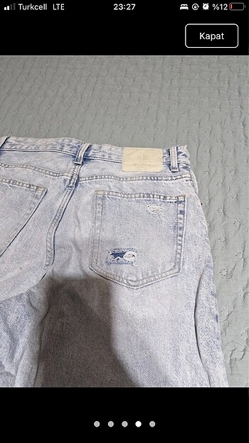 s Beden mavi Renk Bershka kot pantalon