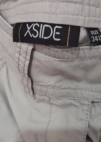 Gri Uzun Rahat Kesim Keten Etek - Görsel 2