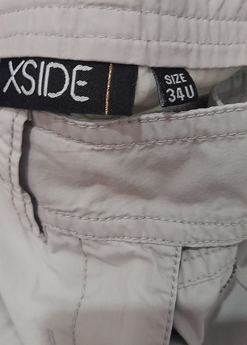 Gri Uzun Rahat Kesim Keten Etek - Görsel 3